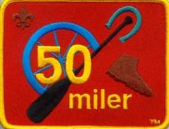 BSA 50-Miler Award patch